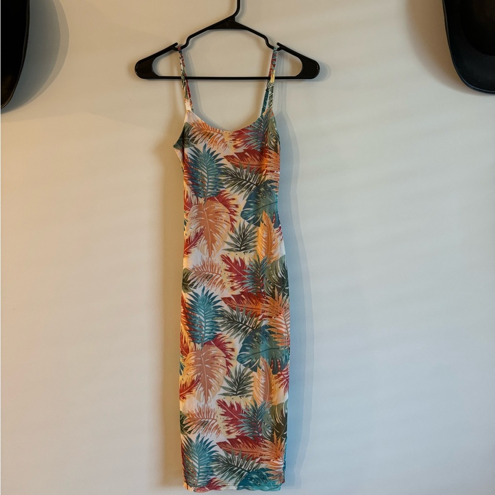 Bodycon Tropical Dress